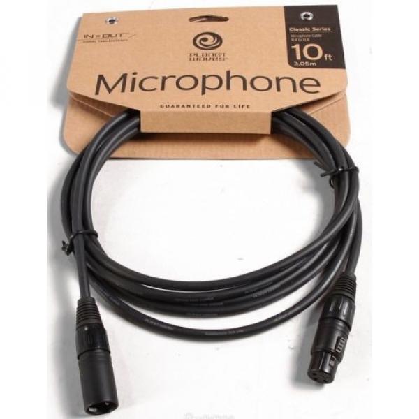 Planet Waves (By D&#039;Addario) Classic Microphone Lead/Cable. Size: 10ft (3m) #1 image