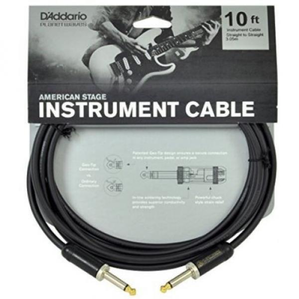 Planet Waves American Stage Guitar And Instrument Cable, 10 Feet #1 image