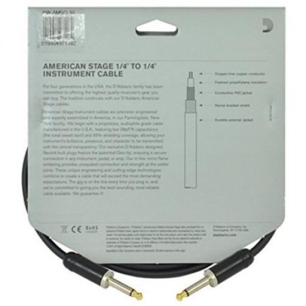 Planet Waves American Stage Guitar And Instrument Cable, 10 Feet #2 image