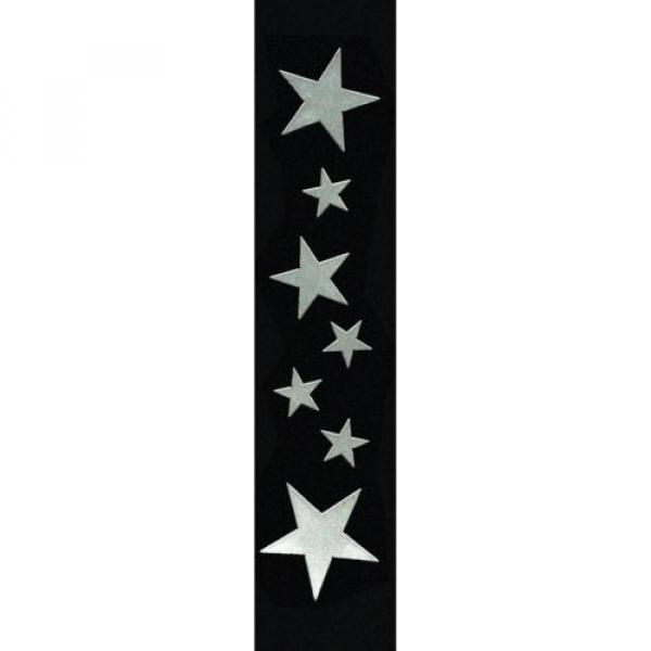 D&#039;Addario Planet Waves Icon Leather Guitar Strap Stars #3 image