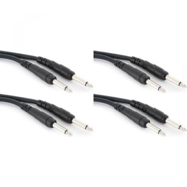 Planet Waves PW-CGTP-01 Classic Series Patch Cable - 1&#039;... (4-pack) Value Bundle #1 image