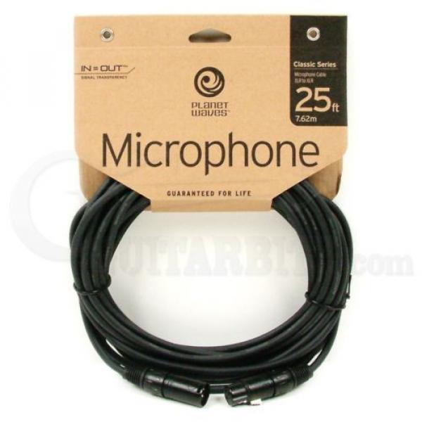 Planet Waves Classic Series Microphone Cable 25foot XLR to XLR #1 image
