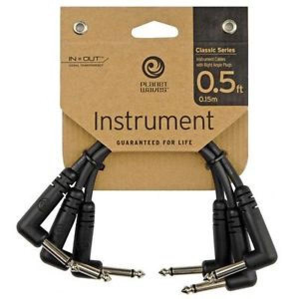 DADDARIO PLANET WAVES CLASSIC PATCH CABLE 3 x 6″ PW-CGTP-305 GUITAR LEAD NEW #1 image