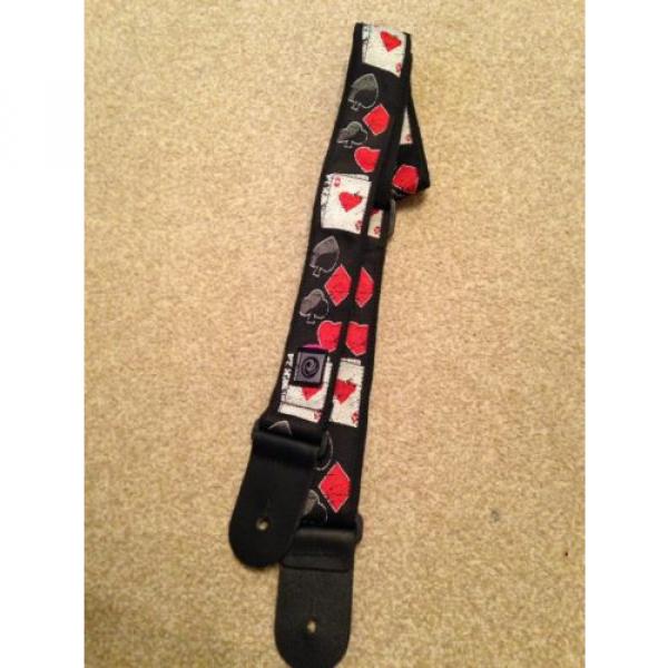 PLANET WAVES PLAYING CARDS GUITAR STRAP #1 image