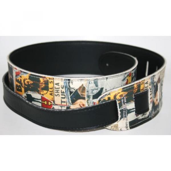 The Beatles Iconic Anthology Artwork By Planet Waves Guitar Strap #1 image