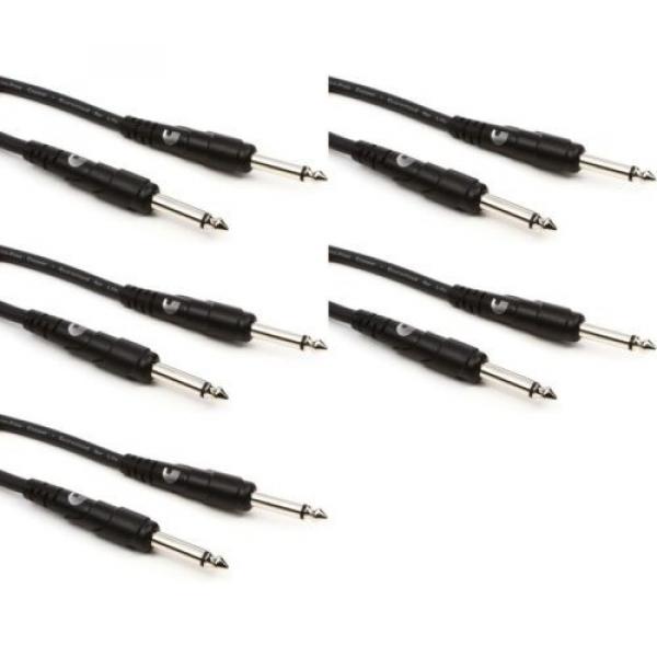 Planet Waves PW-CGTP-03 Classic Series Patch Cable - 3&#039;... (5-pack) Value Bundle #1 image