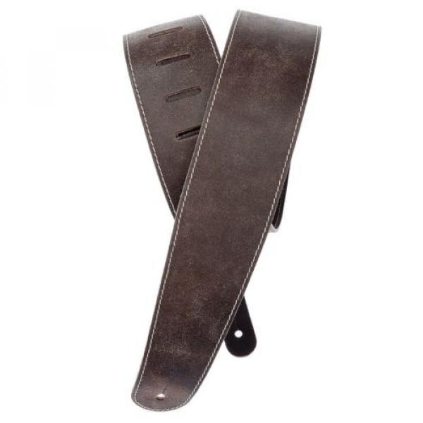 D&#039;Addario - Planet Waves Guitar Strap  Stone Wash Leather  Contrast Stitching #1 image