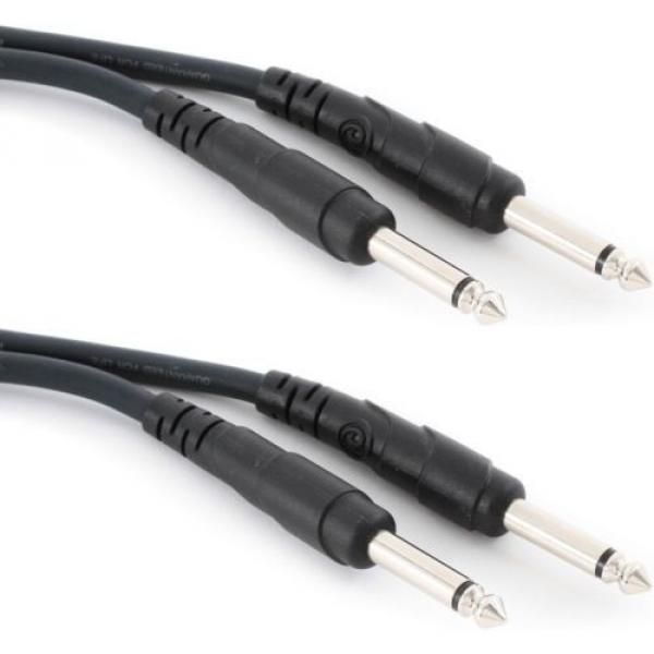 Planet Waves PW-CGTP-01 Classic Series Patch Cable - 1&#039;... (2-pack) Value Bundle #1 image