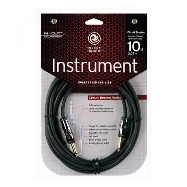 Planet Waves Circuit Breaker Instrument Cable, 10 feet #3 image