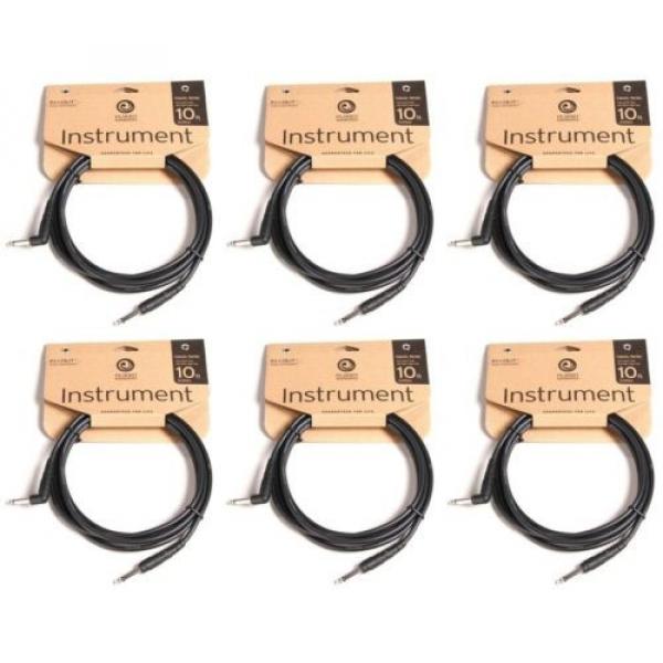 Planet Waves 10&#039; Classic Series Instrument Cable - w/Ri... (6-pack) Value Bundle #1 image
