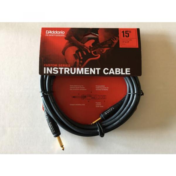 D&#039;Addario Planet Waves Custom Series Instrument Cable 15 ft #1 image