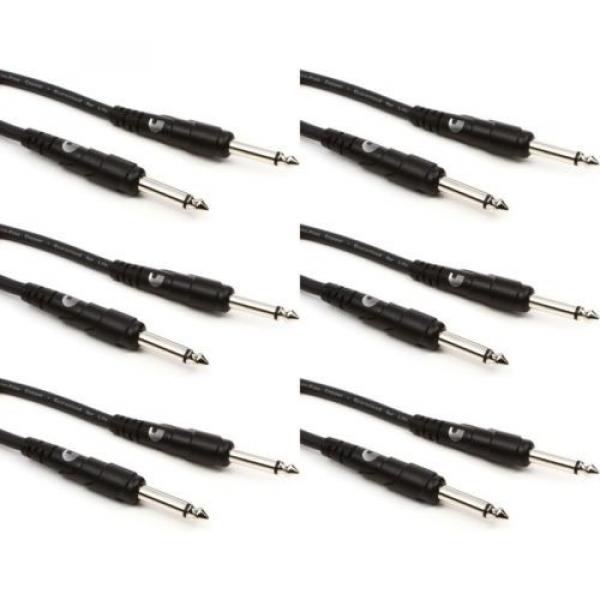 Planet Waves PW-CGTP-03 Classic Series Patch Cable - 3&#039;... (6-pack) Value Bundle #1 image