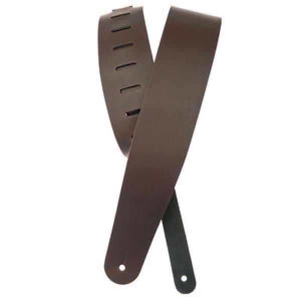 PLANET WAVES 25L01-DX  - 2.5&#034; CLASSIC LEATHER GUITAR STRAP, BROWN - NEW! #1 image