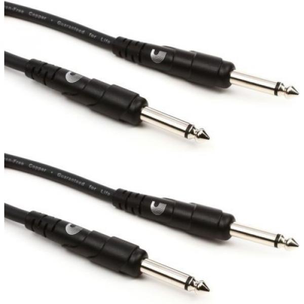 Planet Waves PW-CGTP-03 Classic Series Patch Cable - 3&#039;... (2-pack) Value Bundle #1 image