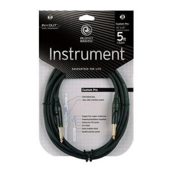 Planet Waves PW-CPG-05 Custom Pro Series Instrument Cable 5 feet New/Packaged #1 image