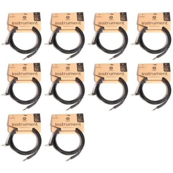 Planet Waves 10&#039; Classic Series Instrument Cable - w/Ri... (10-pack) Value Bundl #1 image