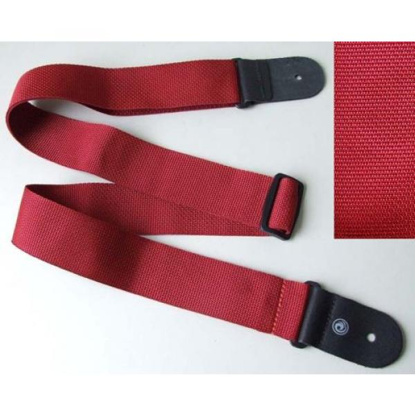 Planet Waves Red Guitar Strap Polypropylene 2 INCH Musician BAND Tools #1 image