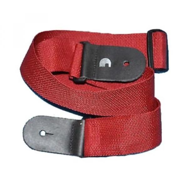 Planet Waves Red Guitar Strap Polypropylene 2 INCH Musician BAND Tools #2 image