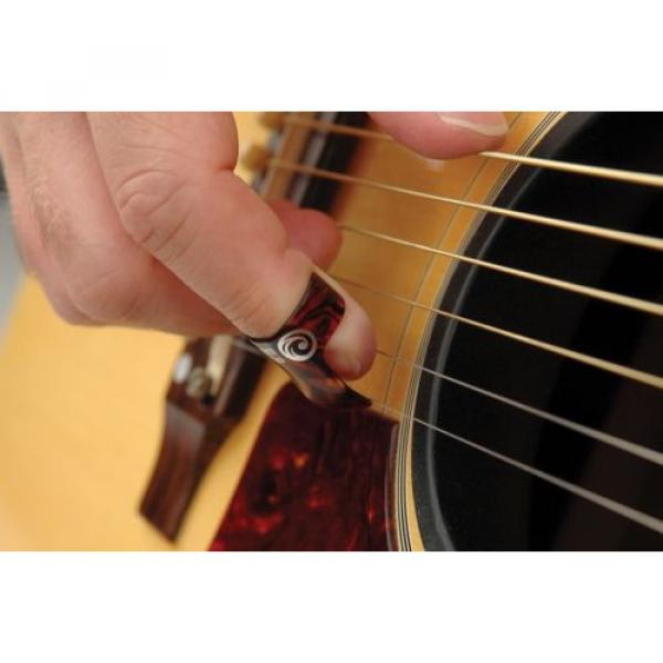 5 Pack - Planet Waves Finger Picks Medium Shell Guitar - Banjo #3 image