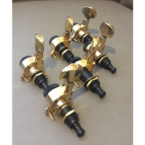 Planet waves auto trim gold in line tuners gold tuning pegs #1 image