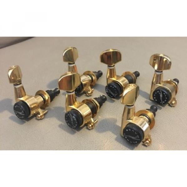 Planet waves auto trim gold in line tuners gold tuning pegs #2 image