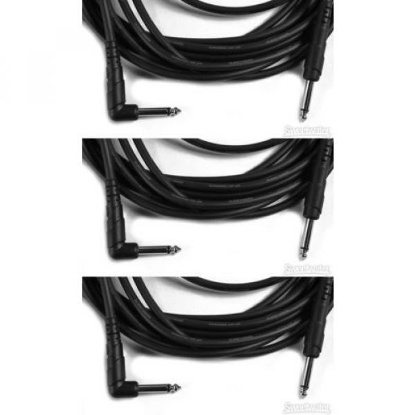 Planet Waves 20&#039; Classic Series Instrument Cable - w/Ri... (3-pack) Value Bundle #1 image