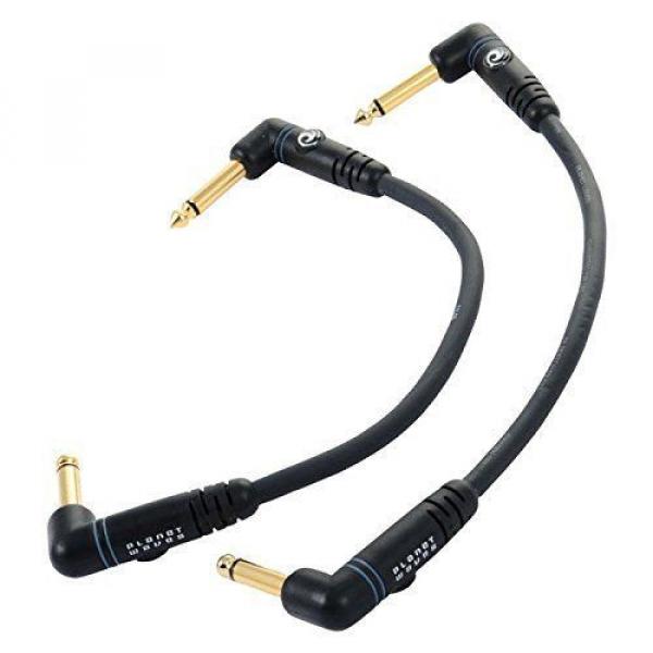 Planet Waves Custom Series Patch Cable, 2-pack, Right Angle, 6 Inches #2 image