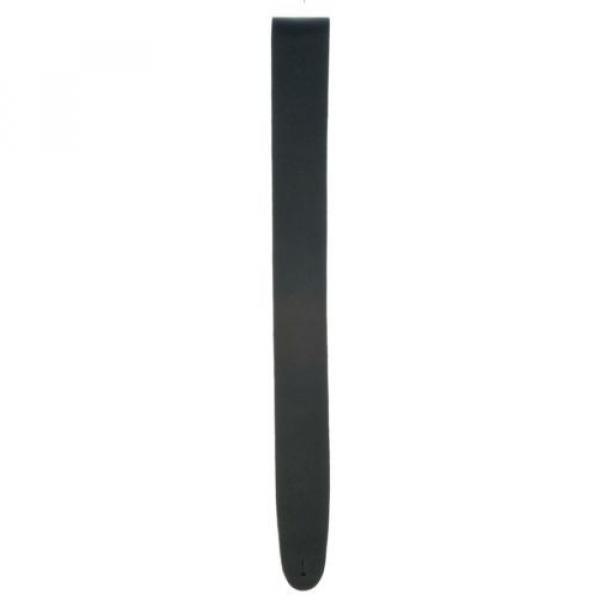 Planet Waves Classic Leather Guitar Strap Black #2 image