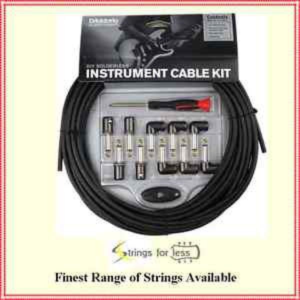 D&#039;Addario DIY Solderless Custom cable Kit, 40 feet American Stage Cable 10 plugs #1 image