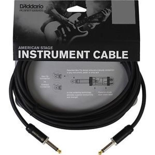 DADDARIO Planet Waves 20ft Instrument Cable American Stage Guitar Lead PWAMSG-20 #1 image