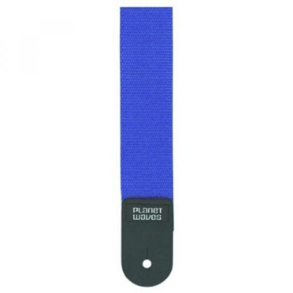 Planet Waves Blue Guitar Strap  Polypropylene 2 INCH GREAT GIFT Clearance #2 image