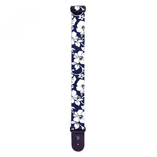 D&#039;Addario Planet Waves Hibiscus Guitar Strap - Blue New / #3 image