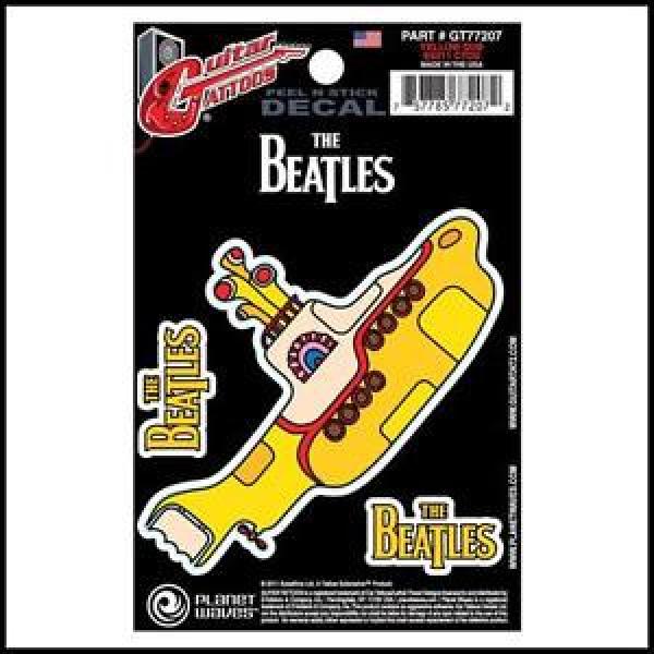 D&#039;Addario Planet Waves Guitar Tattoo Decal Beatles Yellow Sub  GT77207  New #1 image