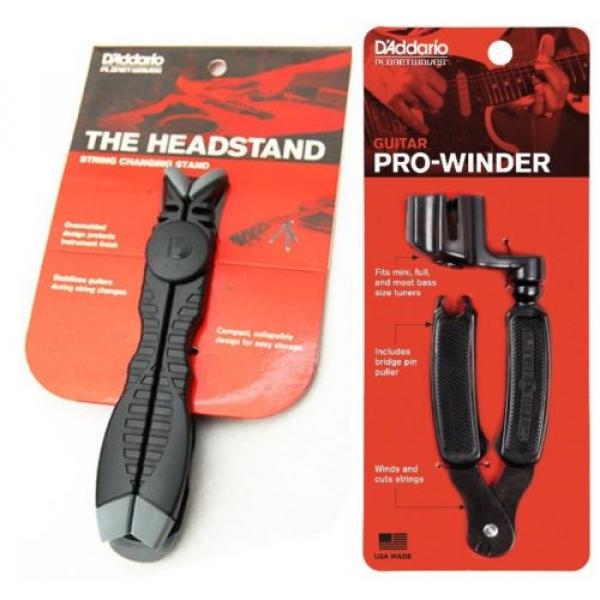 D&#039;Addario Planet Wave - Headstand and Pro String Winder tools to aid re-strings #1 image