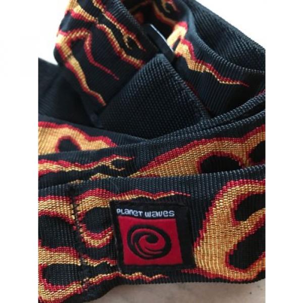 Planet Waves Woven Guitar Strap Flames #1 image