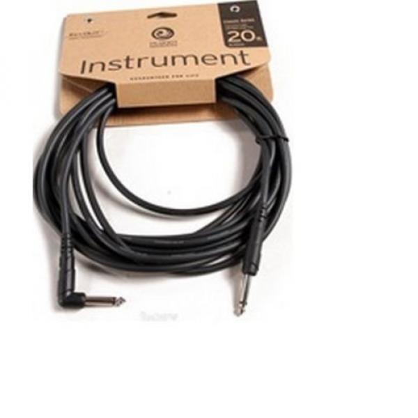Planet Waves 20ft Classic Series Right Angled Mono Instrument Cable PW-CGTRA-20 #2 image