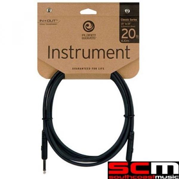 DADDARIO PLANET WAVES CLASSIC GUITAR CABLE 20 PW-CGT-20 20ft LEAD BRAND NEW #1 image