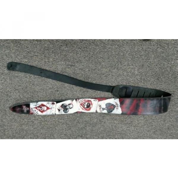 D&#039;Addario Planet Waves 2.5&#034; Alchemy Gothic Leather Strap Dead Draw #1 image