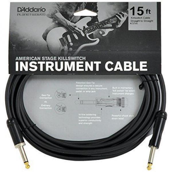 D&#039;Addario Planet Waves American Stage Killswitch Instrument Cable - 10-30ft #1 image