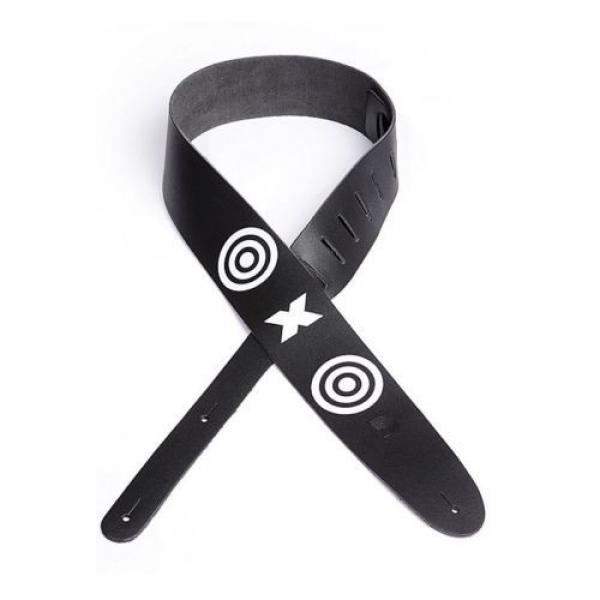 Planet Waves 25LSP00 2.5 Inch Leather Guitar Strap - Bullseye #1 image