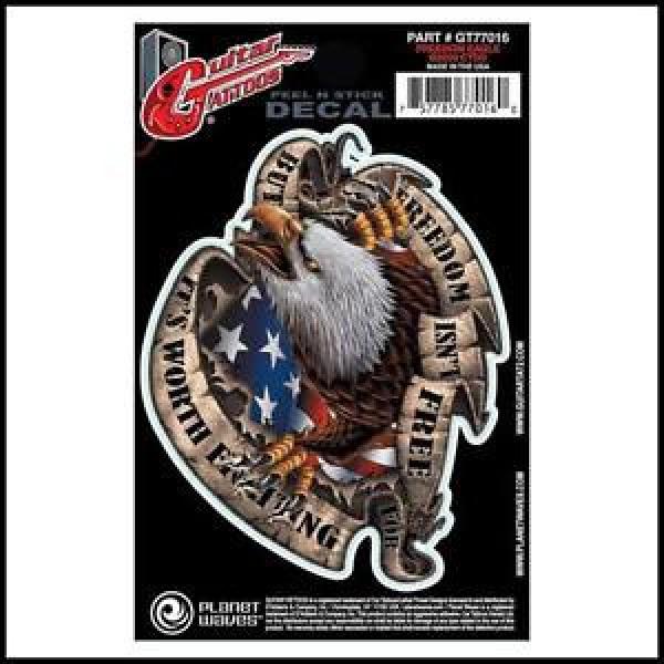 D&#039;Addario Planet Waves Guitar Tattoo Decal Freedom Eagle  GT77016 New #1 image