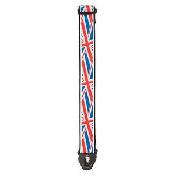 PLANET WAVES 50PLA11 PLANET LOCK UNION JACK GUITAR STRAP WITH LOCKING ENDS - NEW #1 image