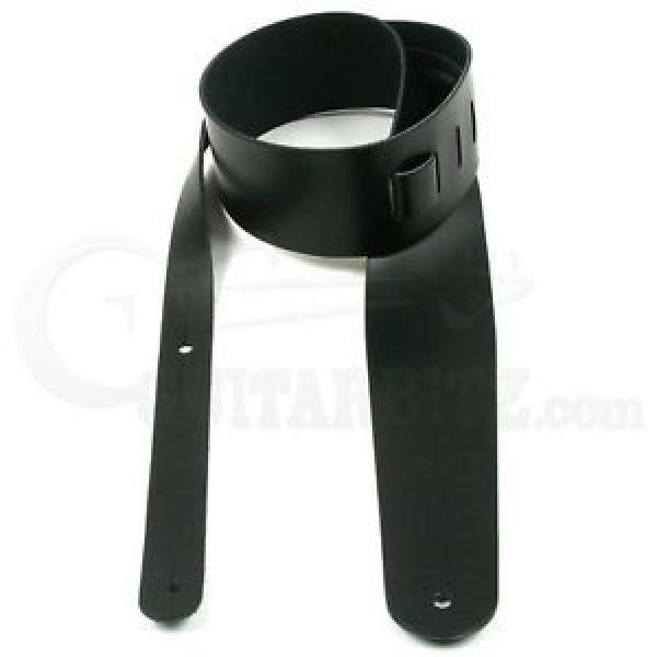 Planet Waves Classic Leather Guitar Strap - Black #1 image
