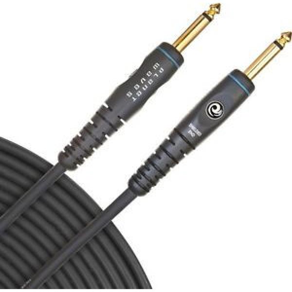 D&#039;Addario Planet Waves Gold-Plated 1/4&#034; Straight Instrument Cable 10 ft. #1 image