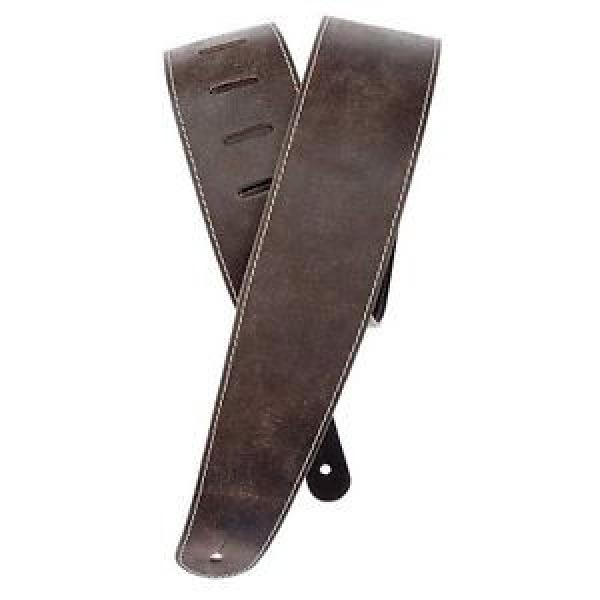 Planet Waves Stonewashed Leather Guitar Strap - Brown #1 image