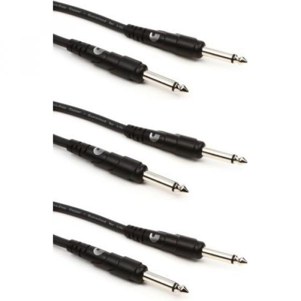 Planet Waves PW-CGTP-03 Classic Series Patch Cable - 3&#039;... (3-pack) Value Bundle #1 image