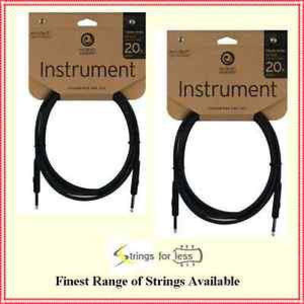 Planet Waves 20ft Classic Series 1/4&#034; Instrument Cable  Straight plugs x 2 #1 image