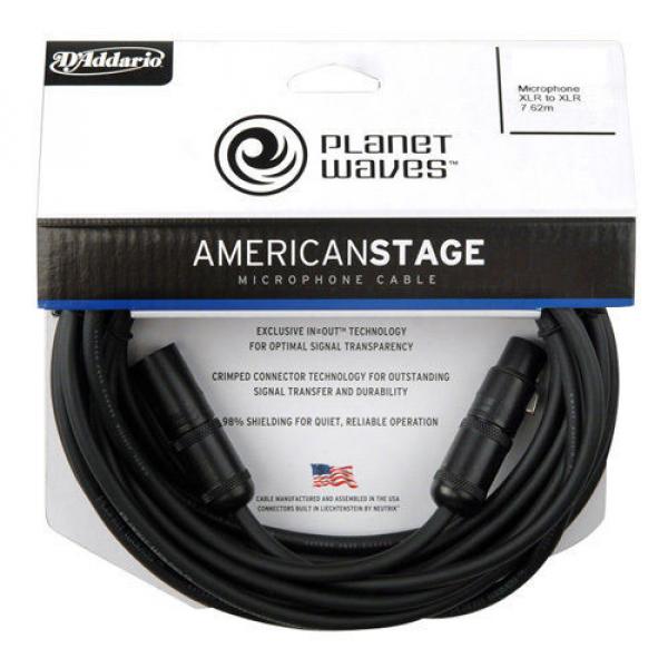 Planet Waves Daddario PW-AMSM-25 American Stage Microphone Cables 25 ft #1 image