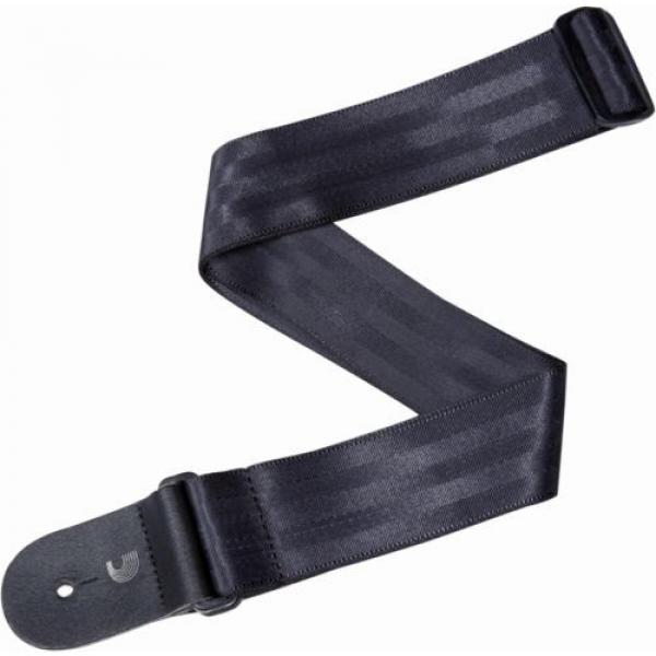 D&#039;Addario Planet Waves Seat Belt Guitar Strap  50mm Black #1 image