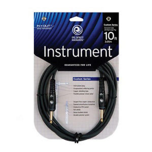 2 Pack!  Planet Waves PW-G-10 10FT Gold Plated Guitar Instrument Cable Free Ship #1 image